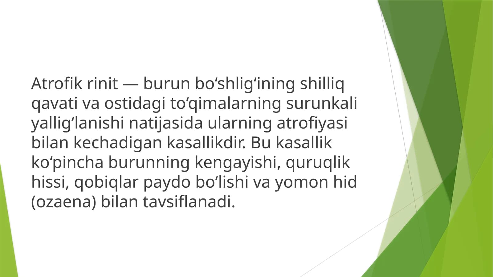 Atrofik rinit