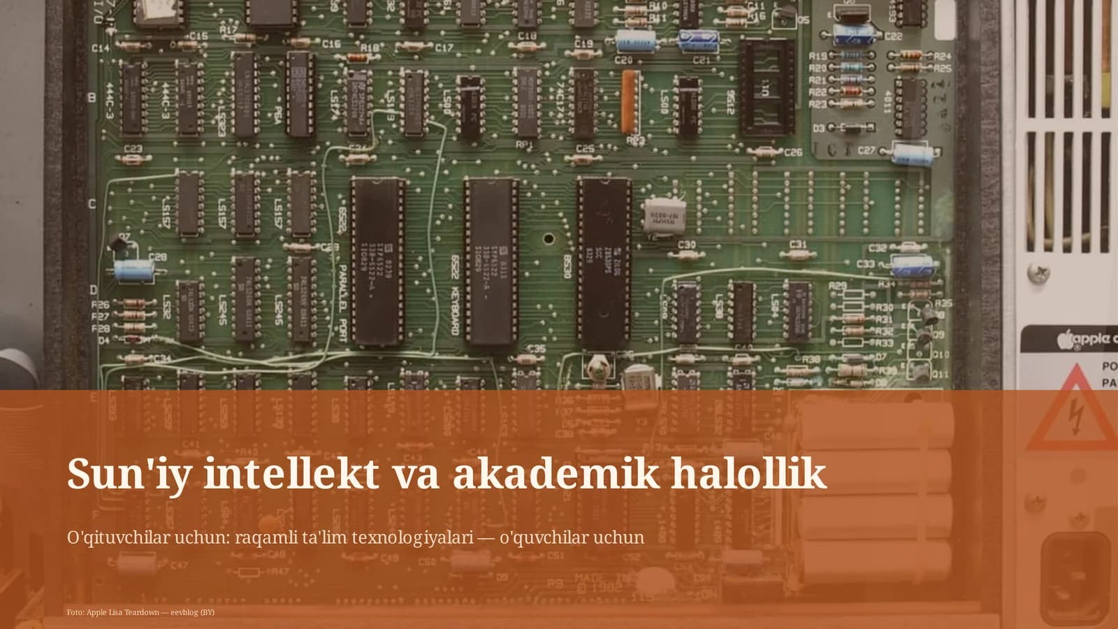 Sun'iy intellekt va akademik halollik