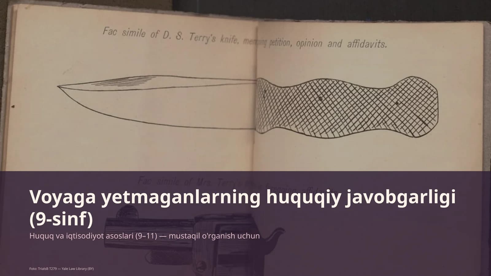 Huquq va iqtisodiyot asoslari (9–11)