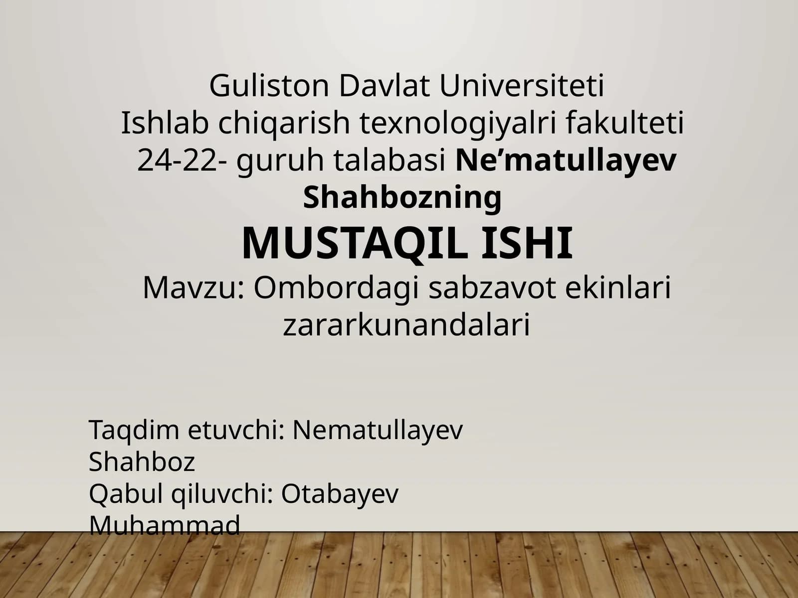 Zararkunandalar va ularning qarshiliklari