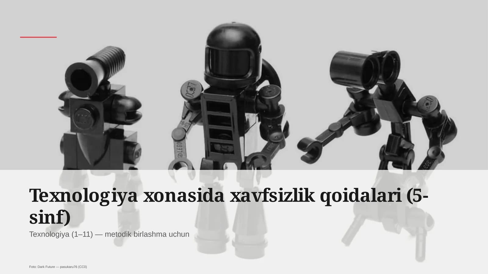 Texnologiya xonasida xavfsizlik qoidalari (5-sinf)