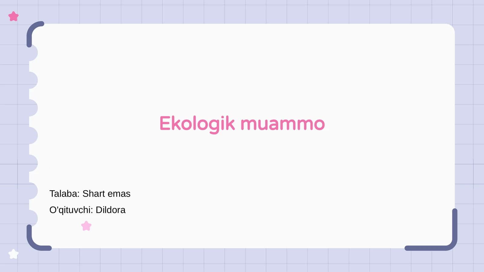 Ekologik muammo
