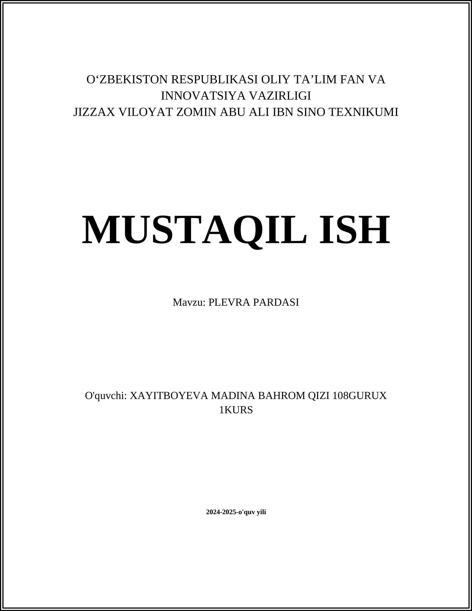 PLEVRA PARDASI
