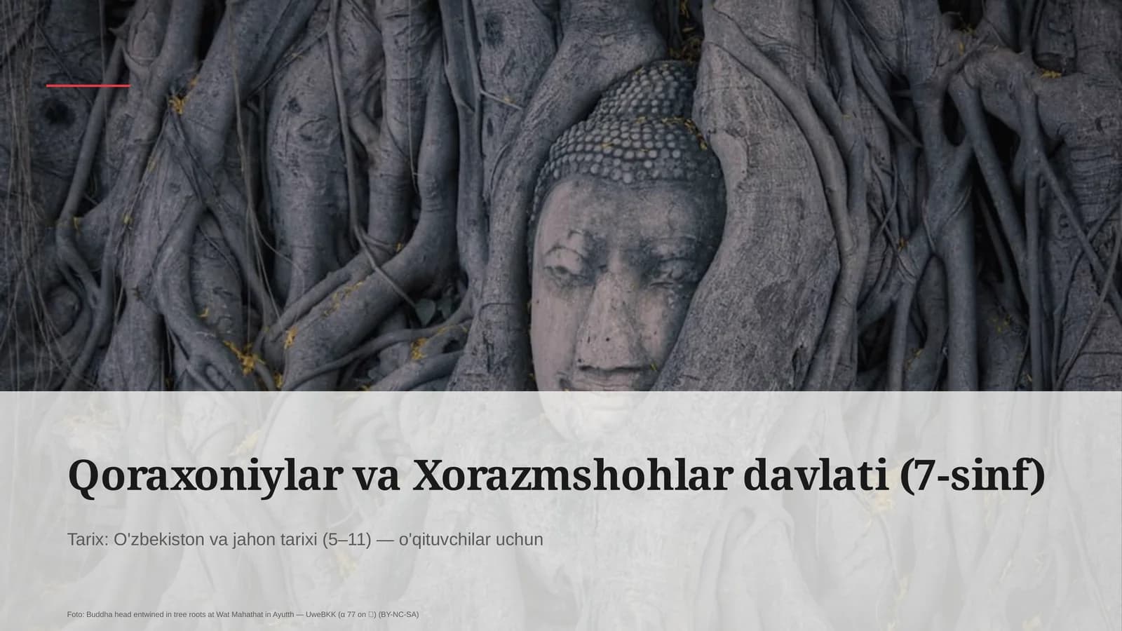 Qoraxoniylar va Xorazmshohlar davlati (7-sinf)