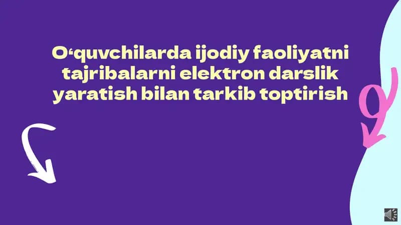 Elektrondarsliklar yaratish