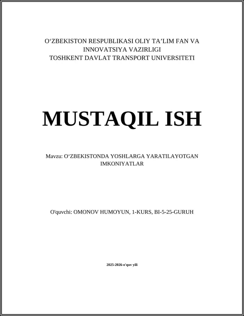 Yangi ta'lim va kasbiy tayyorlash dasturlari