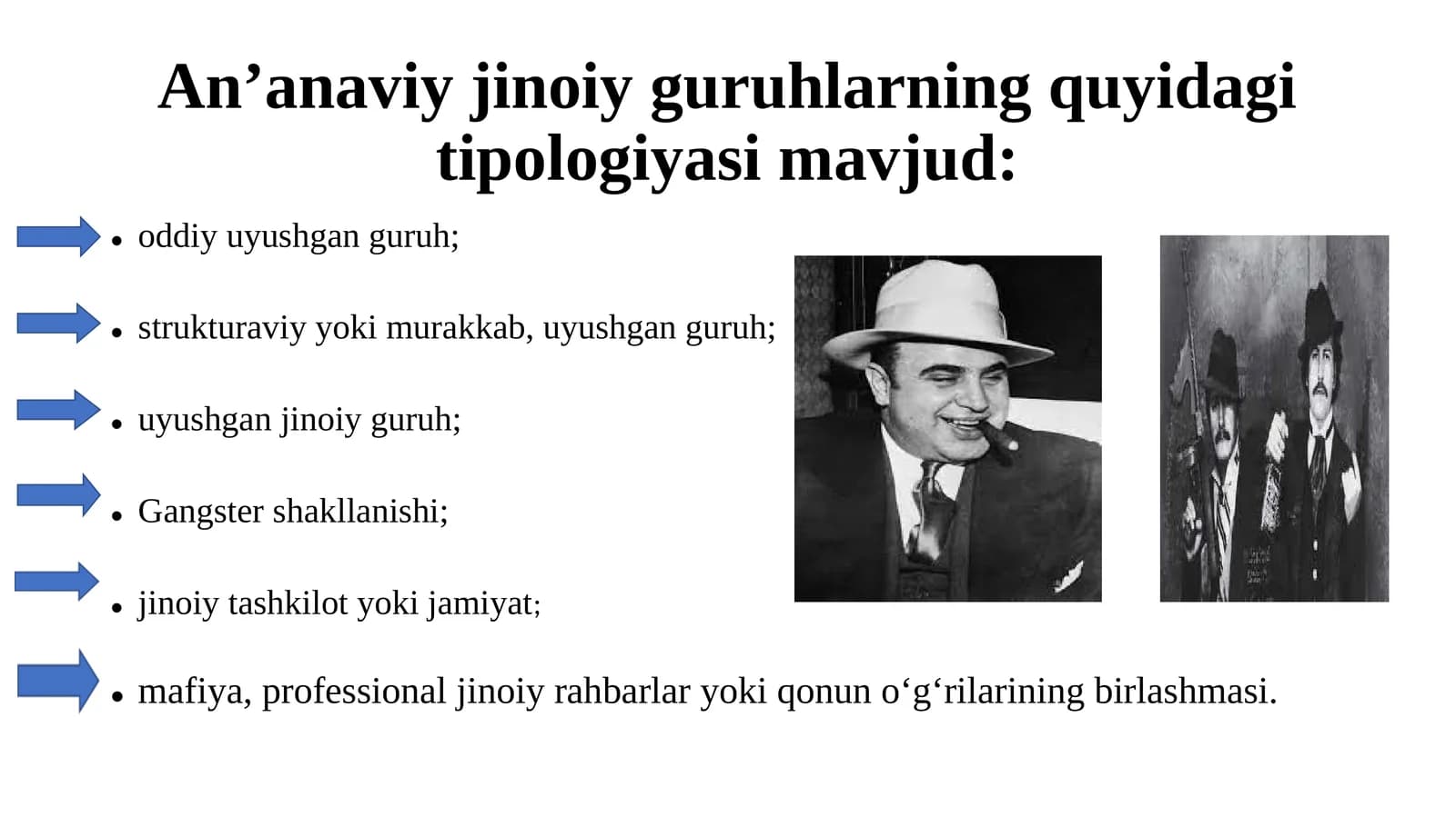 An’anaviy jinoiy guruhlar