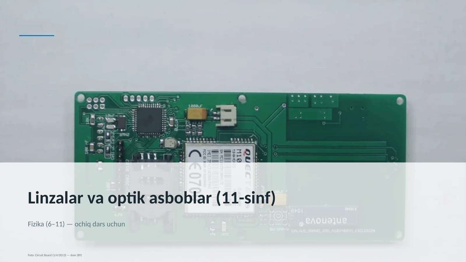 Linzalar va optik asboblar (11-sinf)