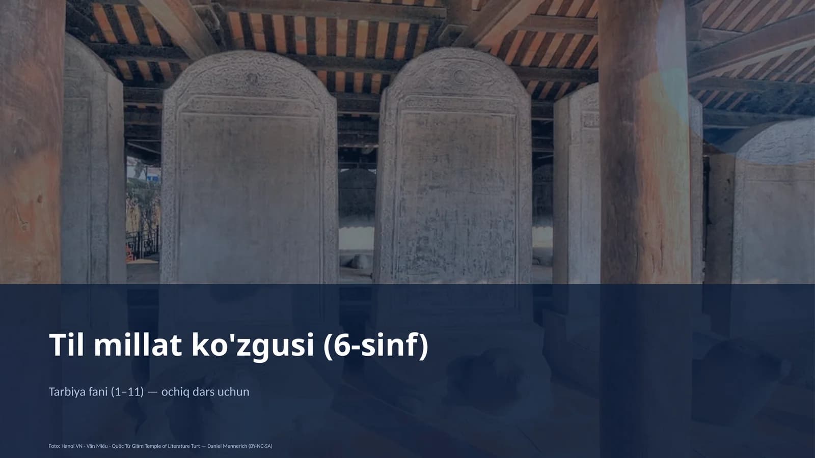 Til millat ko'zgusi (6-sinf)