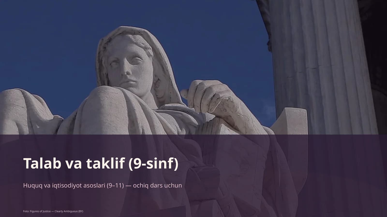 Talab va taklif (9-sinf)