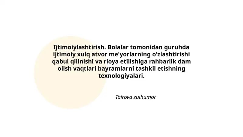 Tashkil etishning texnologiyalari