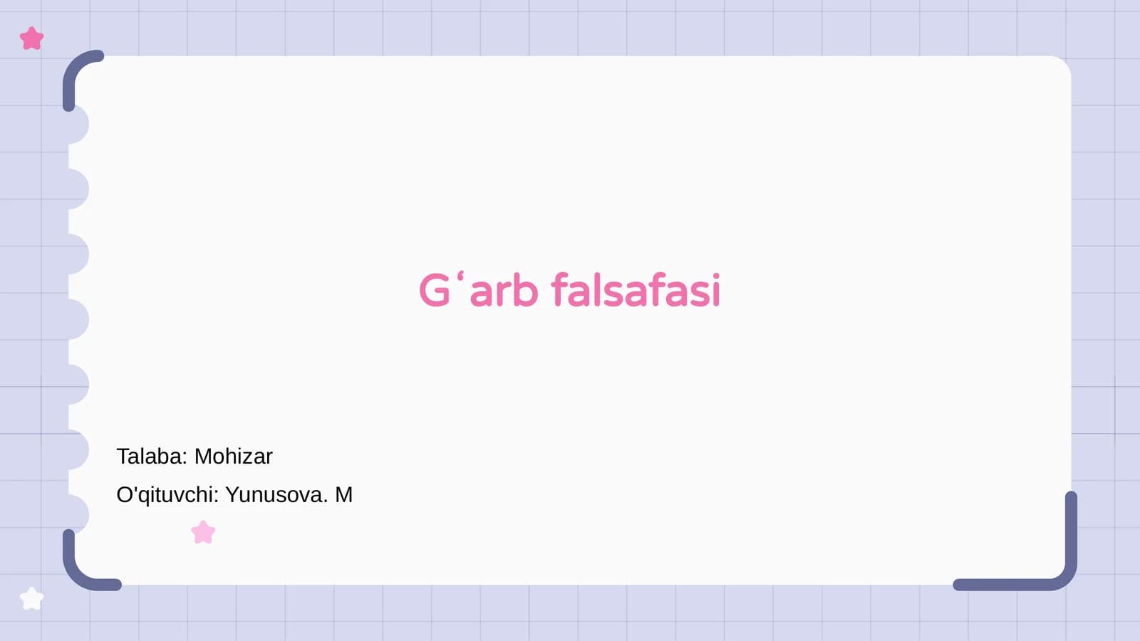 Gʻarb falsafasi