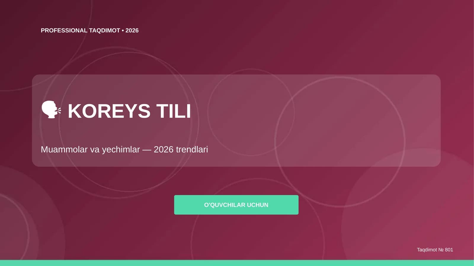 Koreys tili: muammolar va yechimlar (2026 trendlari) [o'quvchilar uchun]