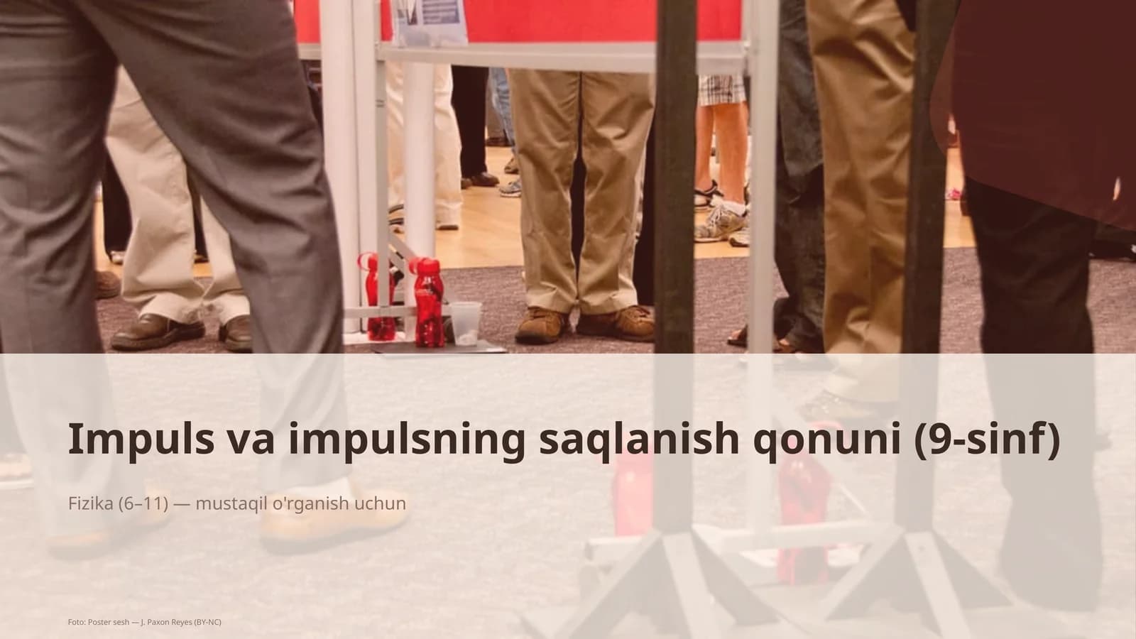 Impuls va impulsning saqlanish qonuni (9-sinf)