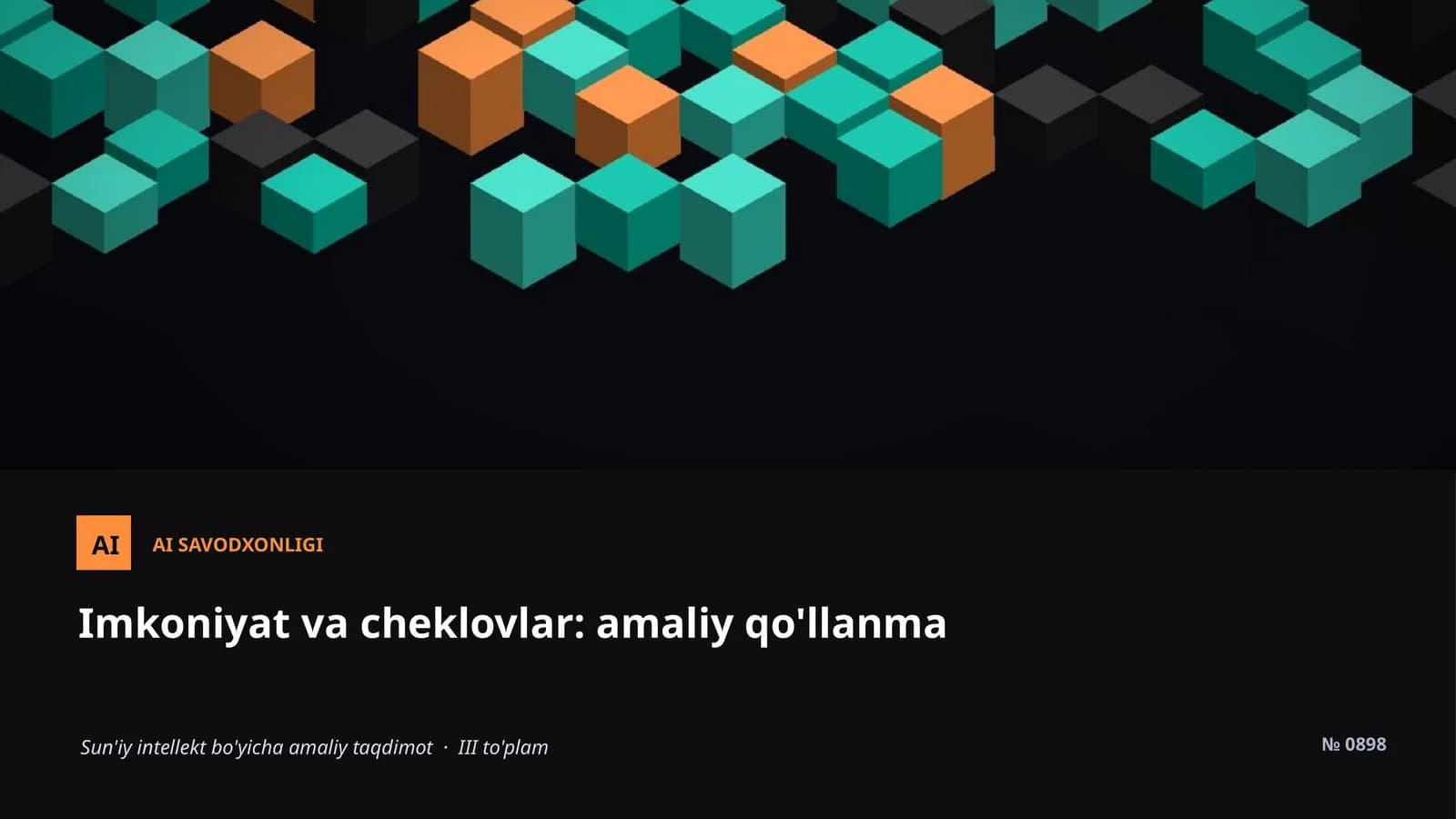 AI SAVODXONLIGI