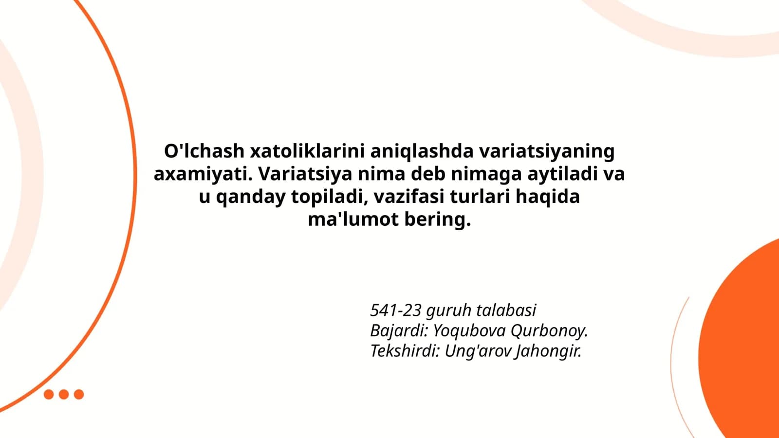 Variatsiya nima?