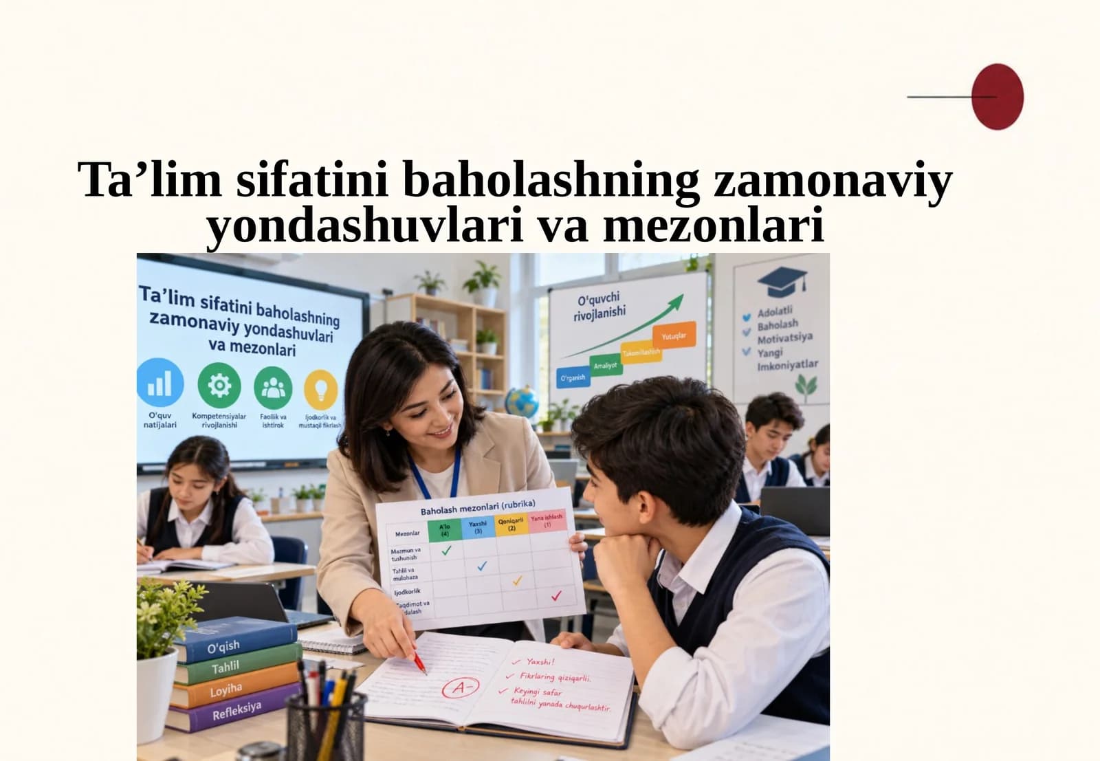 Ta’lim sifatini baholashning zamonaviy dashuvlari va mezonlari