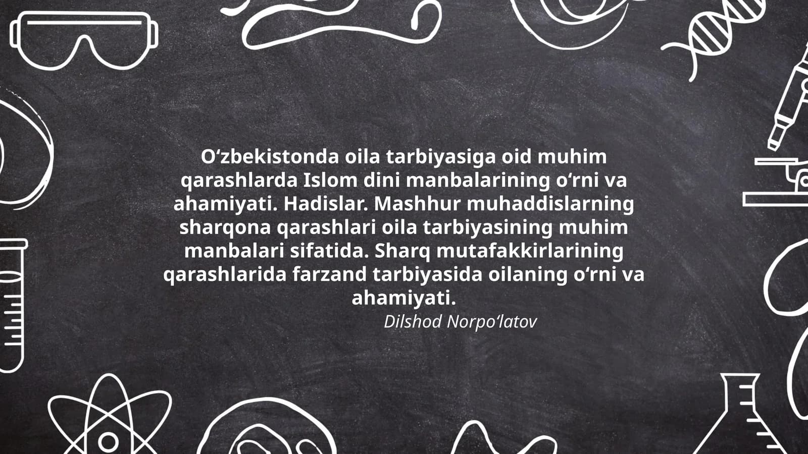 O‘zbekistonda oila tarbiyasiga oid muhim qarashlar