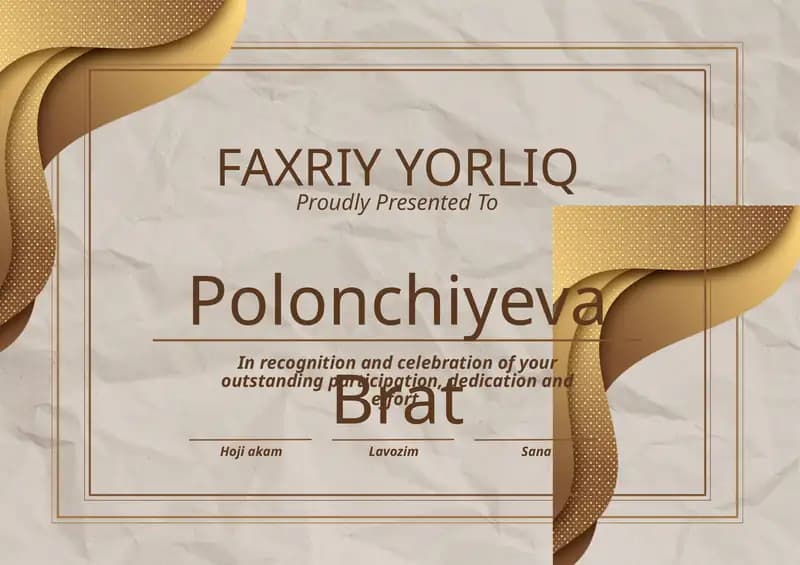 FAXRIY YORLIQ