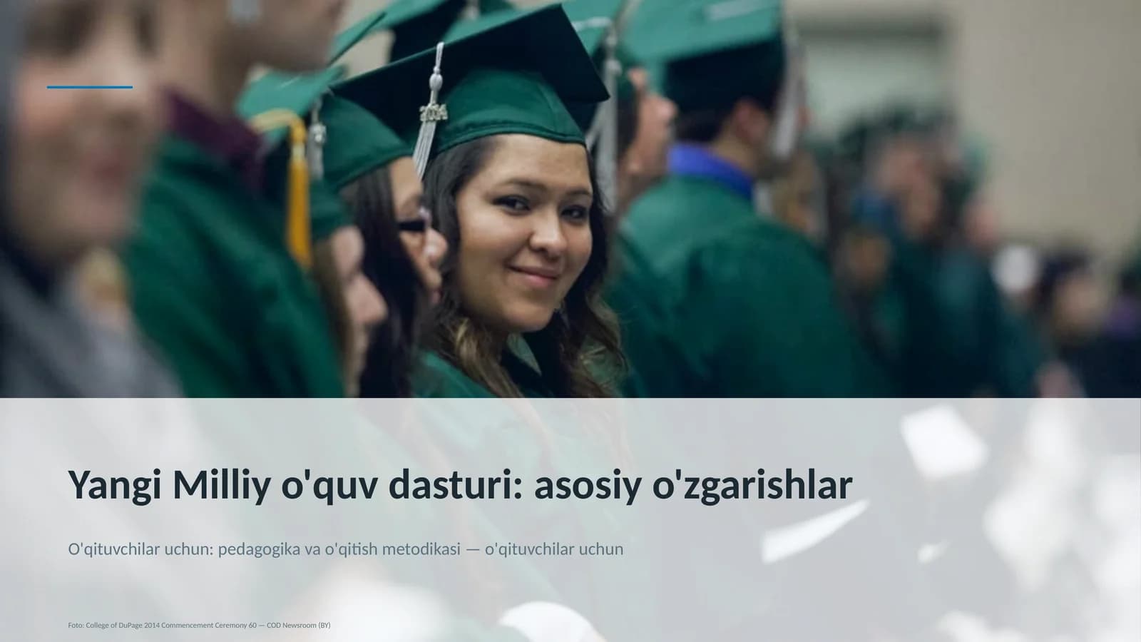 Yangi Milliy o'quv dasturi: asosiy o'zgarishlar