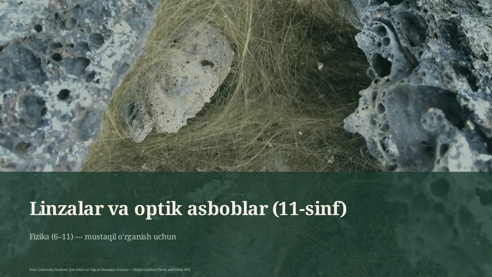 Linzalar va optik asboblar (11-sinf)