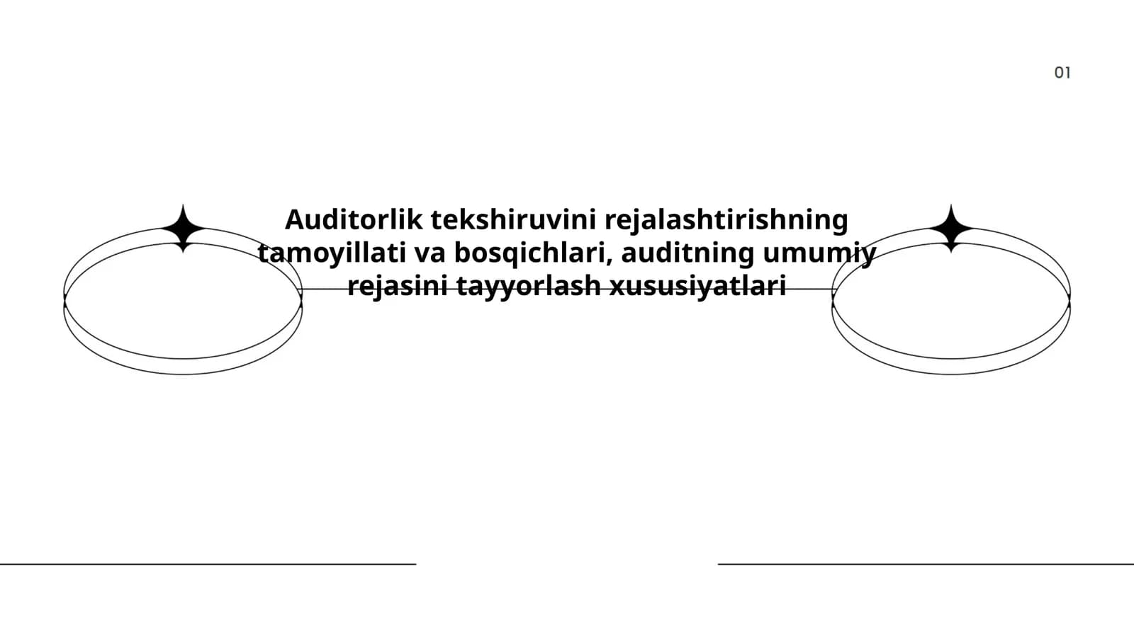 Auditorlik tekshiruvini rejalashtirishning tamoyillati va bosqichlari