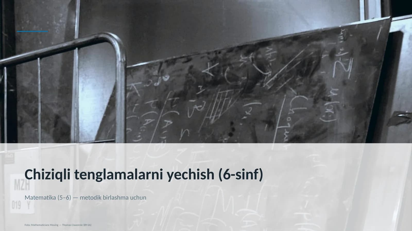 Chiziqli tenglamalarni yechish (6-sinf)