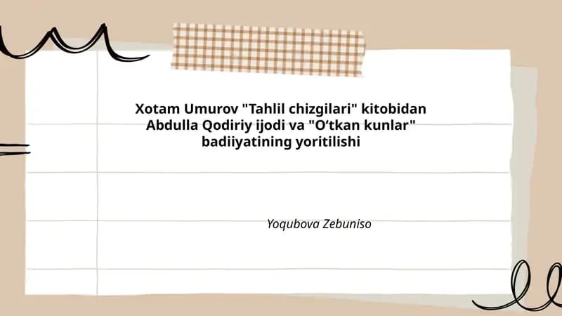 Tahlil chizgilari