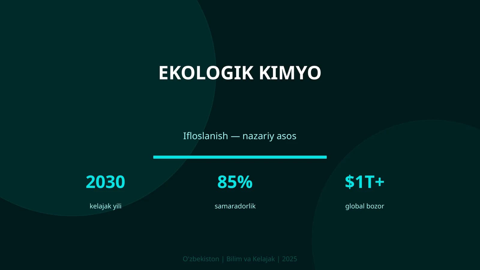 Ekologik Kimyo