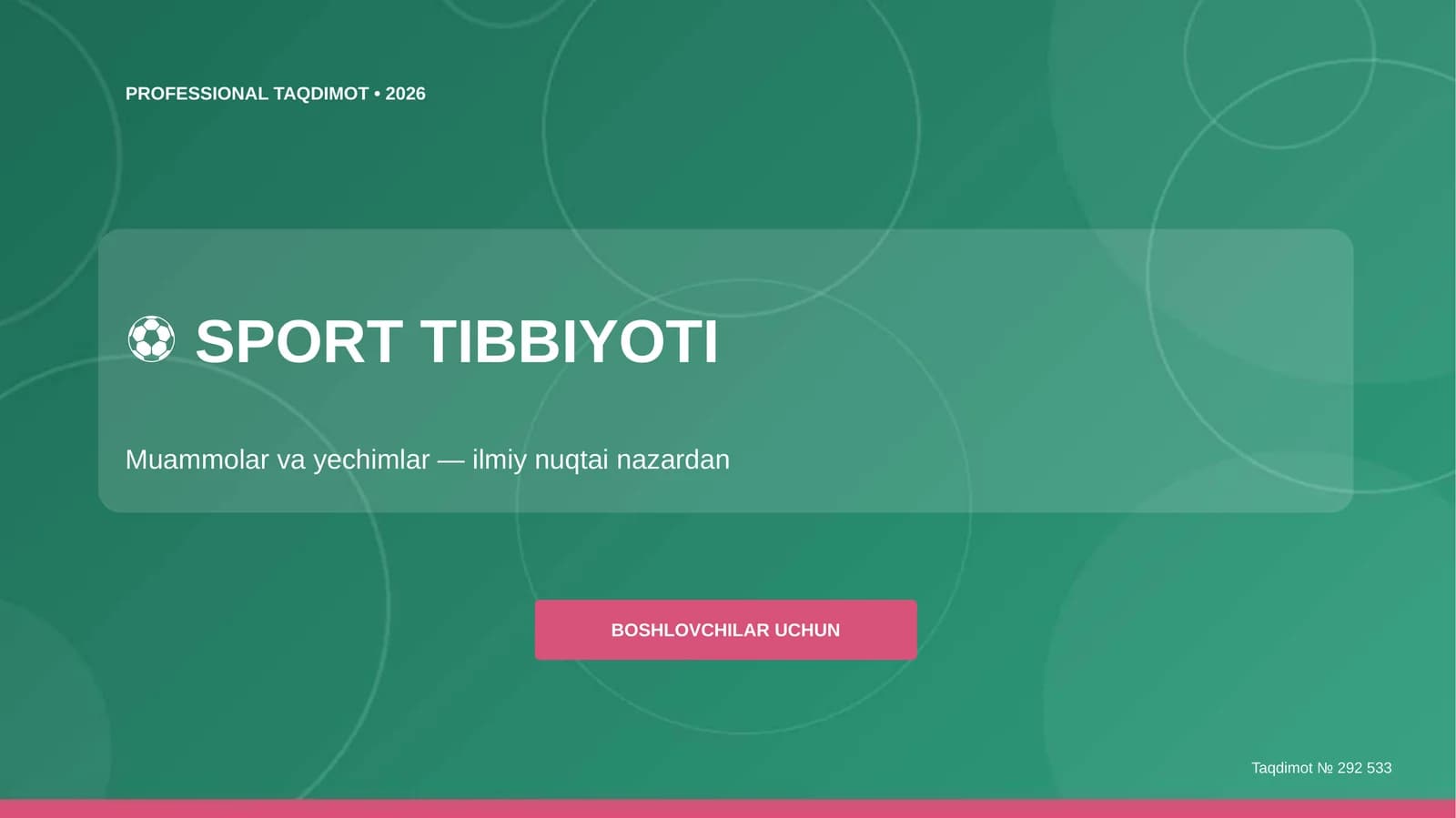 SPORT TIBBIYOTI