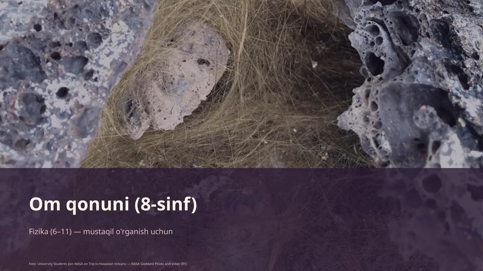 Om qonuni (8-sinf)