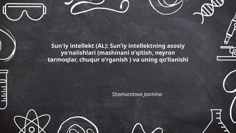 Sun'iy intellekt (AL)
