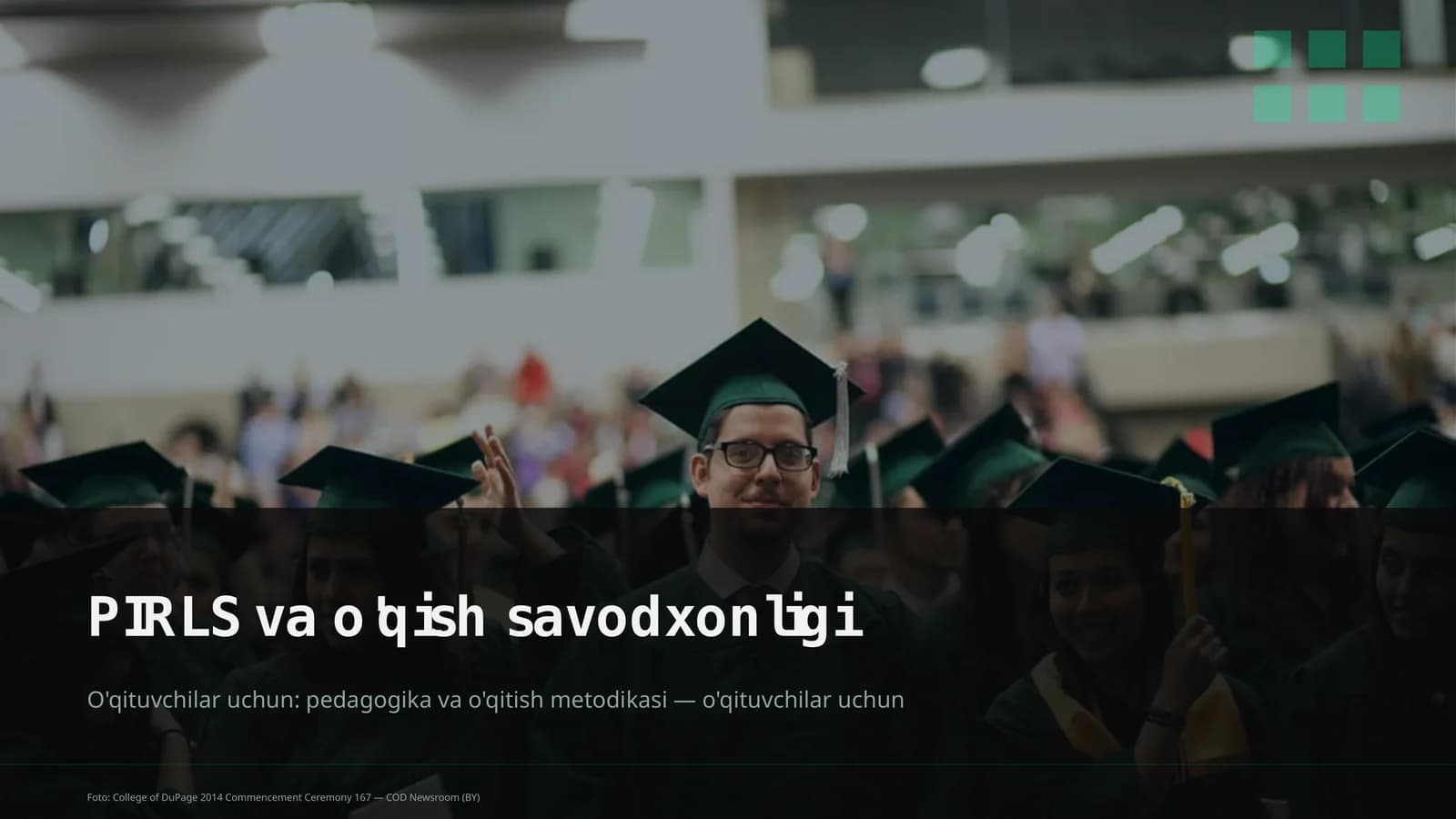 PIRLS va o'qish savodxonligi