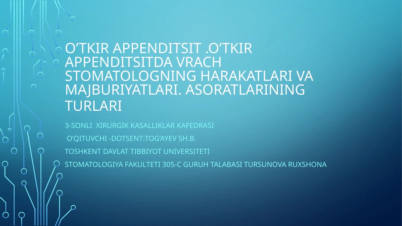 O’tkir appenditsit