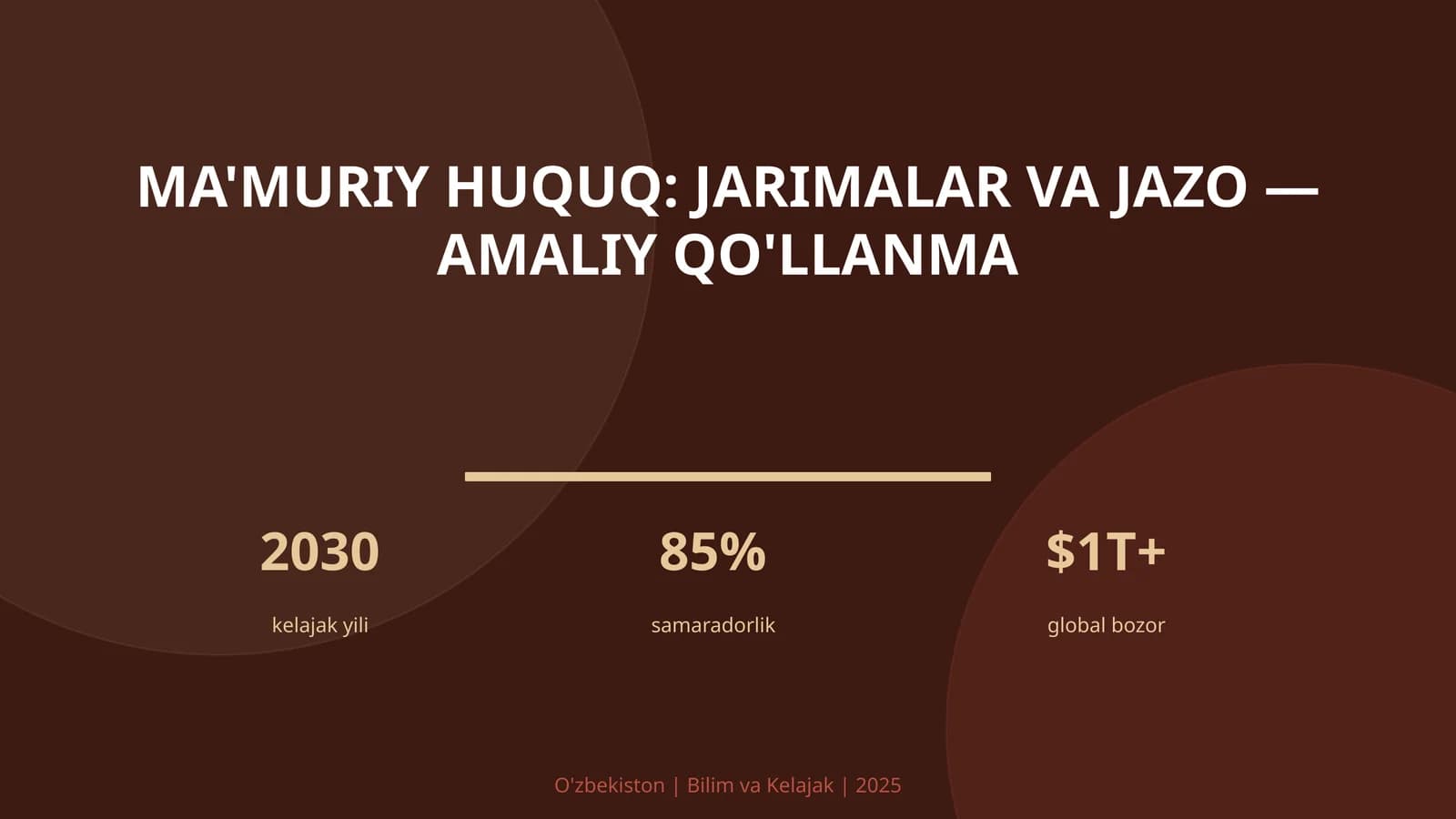 Ma'muriy huquq: Jarimalar va jazo — amaliy qo'llanma