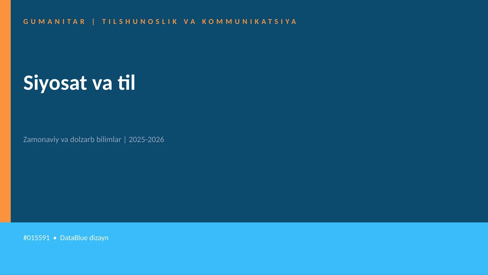 Siyosat va til