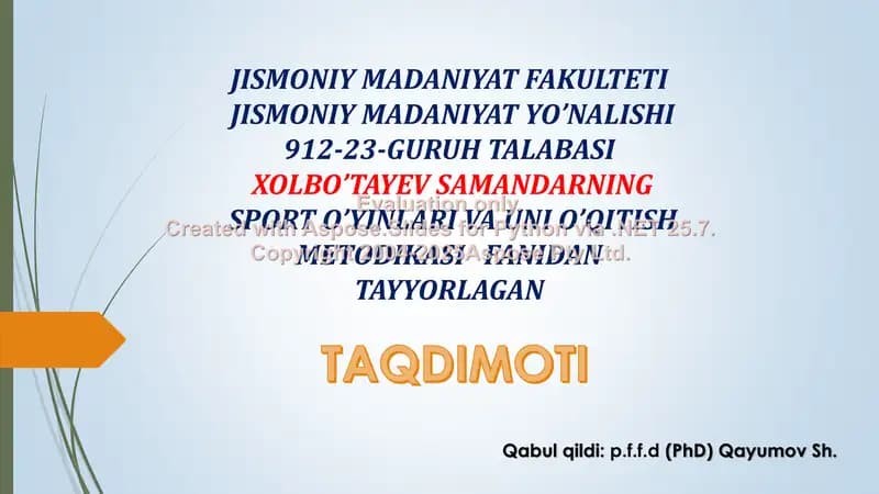 Voleybolning ilk bor ixtiro qilinishi va o'zbekistonda vujudga kelishi