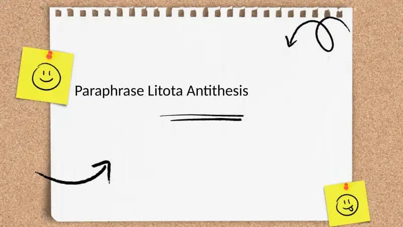 Paraphrase Litota Antithesis