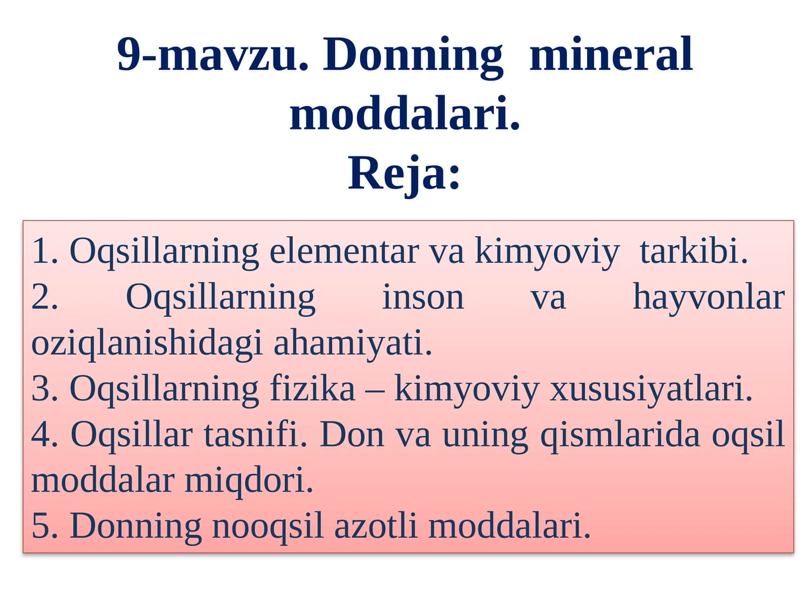 Donning mineral moddalari