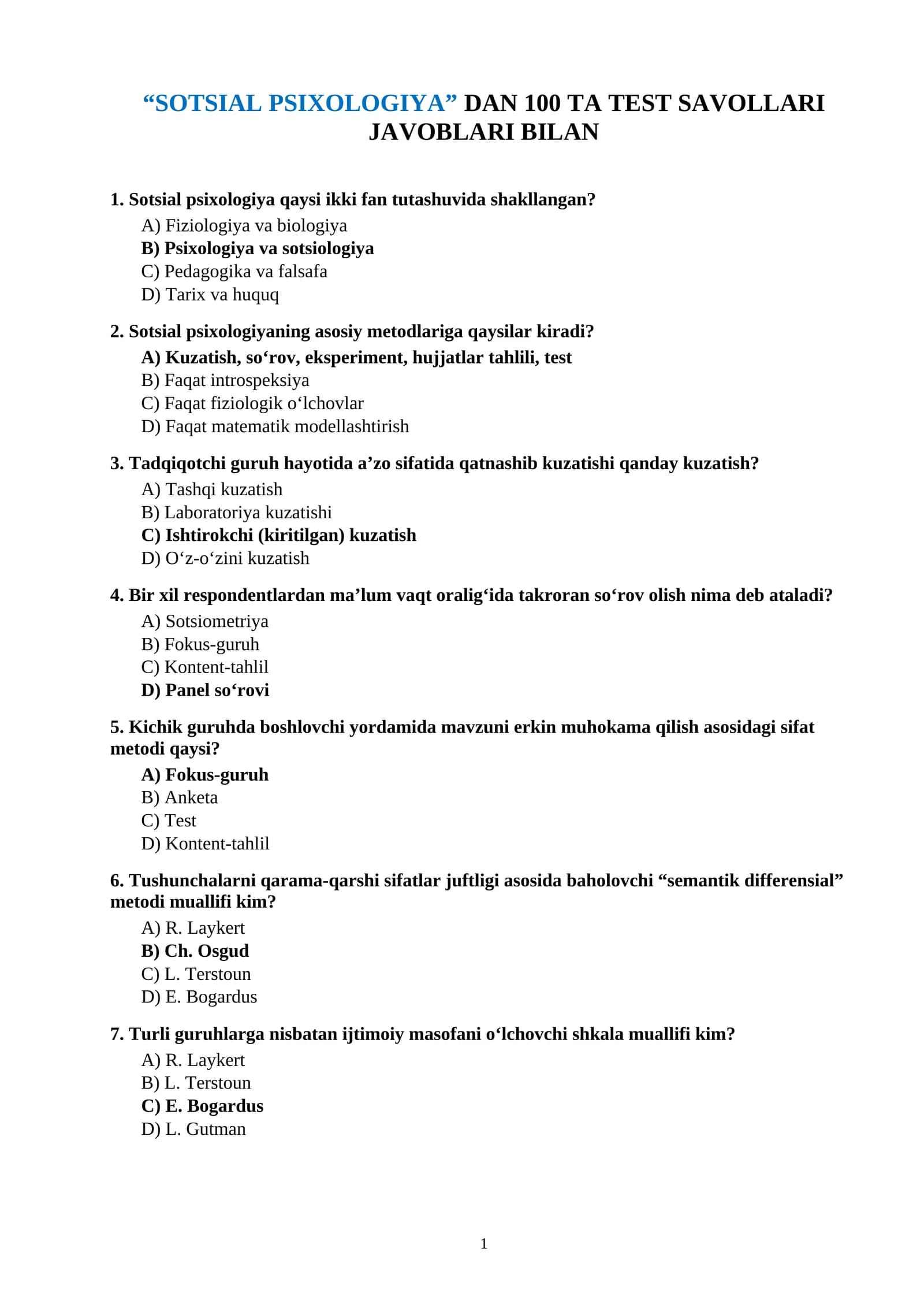 Sotsial psixologiya