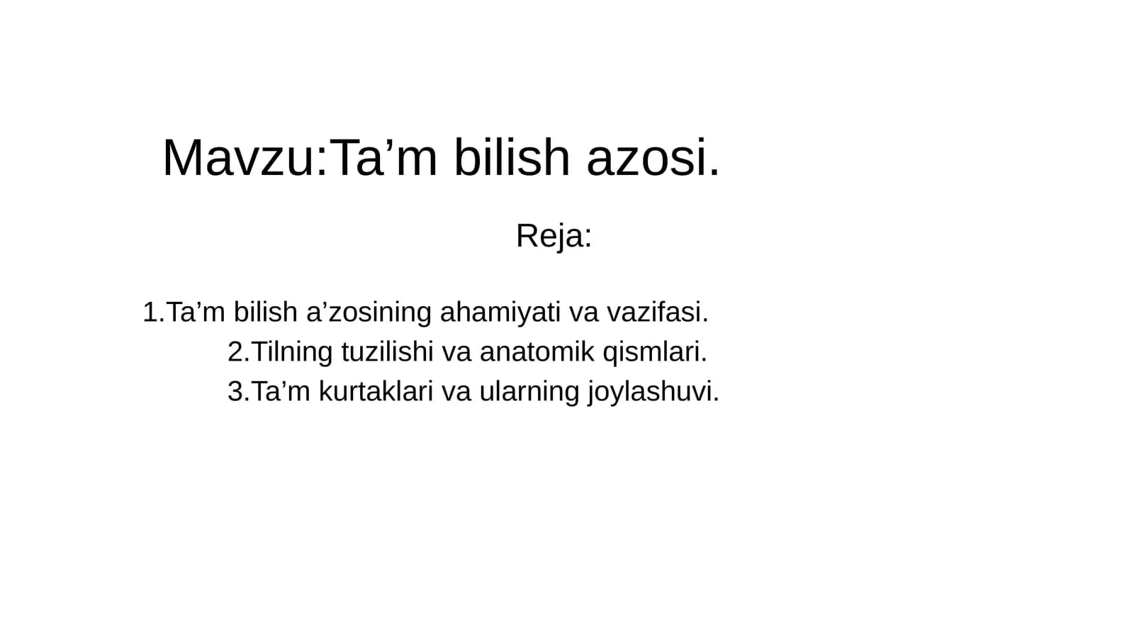 Ta'm bilish azosi