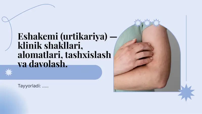 Eshakemi-urtikariya