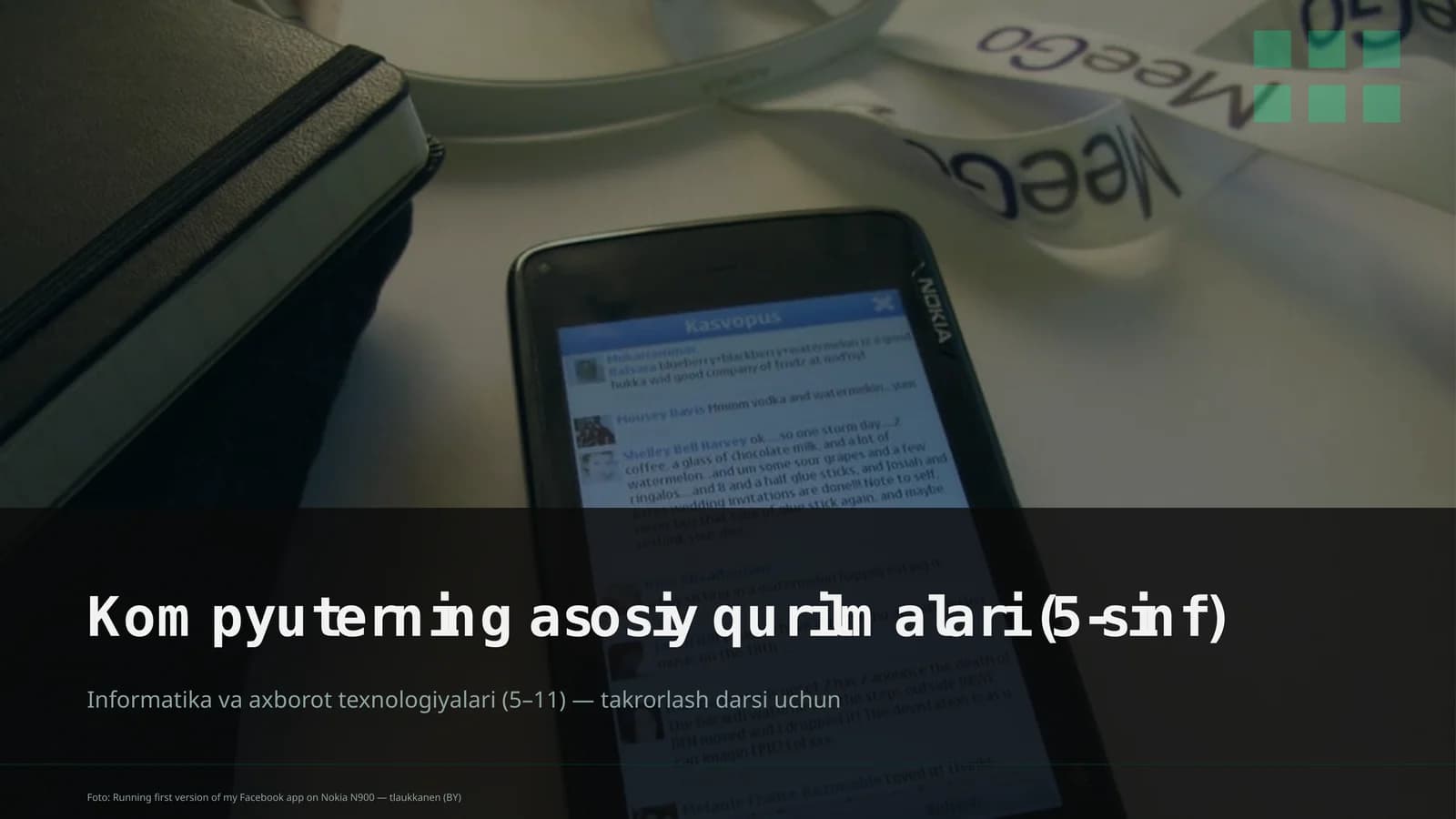 Kompyuterning asosiy qurilmalari (5-sinf)
