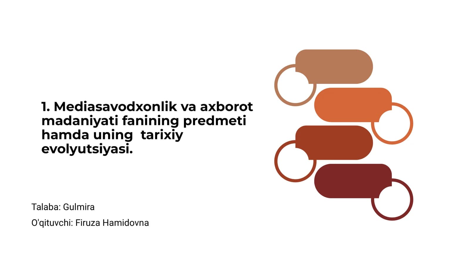 Mediasavodxonlik va axborot madaniyati