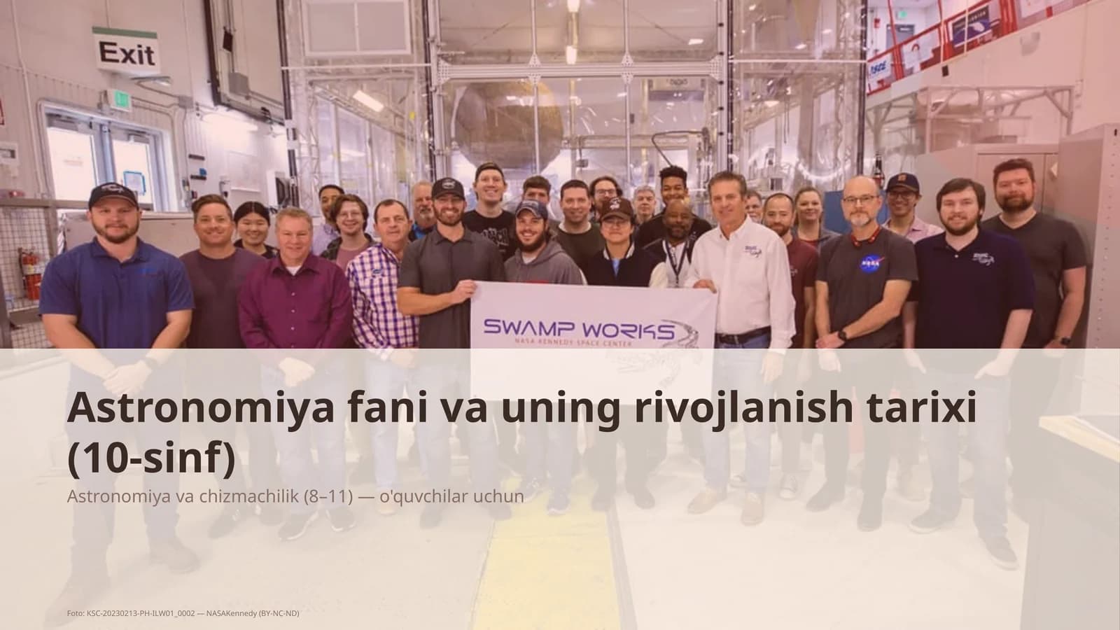 Astronomiya fani va uning rivojlanish tarixi (10-sinf)