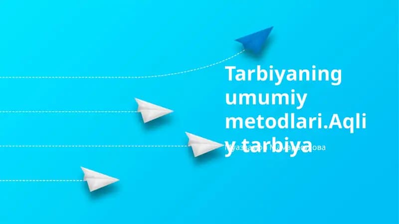 Aqliy tarbiya