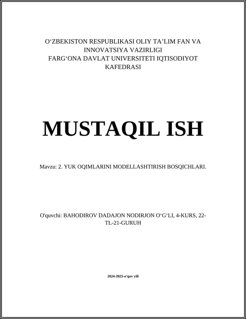 Fizikaviy modellashtirish