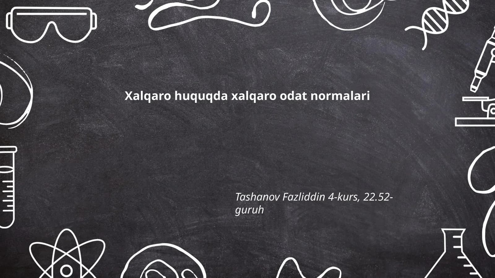 Xalqaro huquqda xalqaro odat normalari