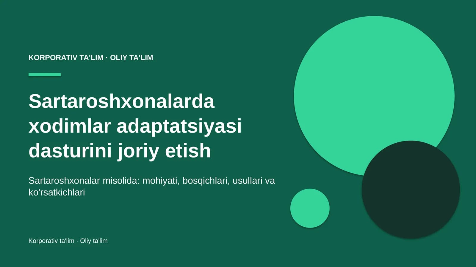 sartaroshxonalarda xodimlar adaptatsiyasi dasturini joriy etish 1345