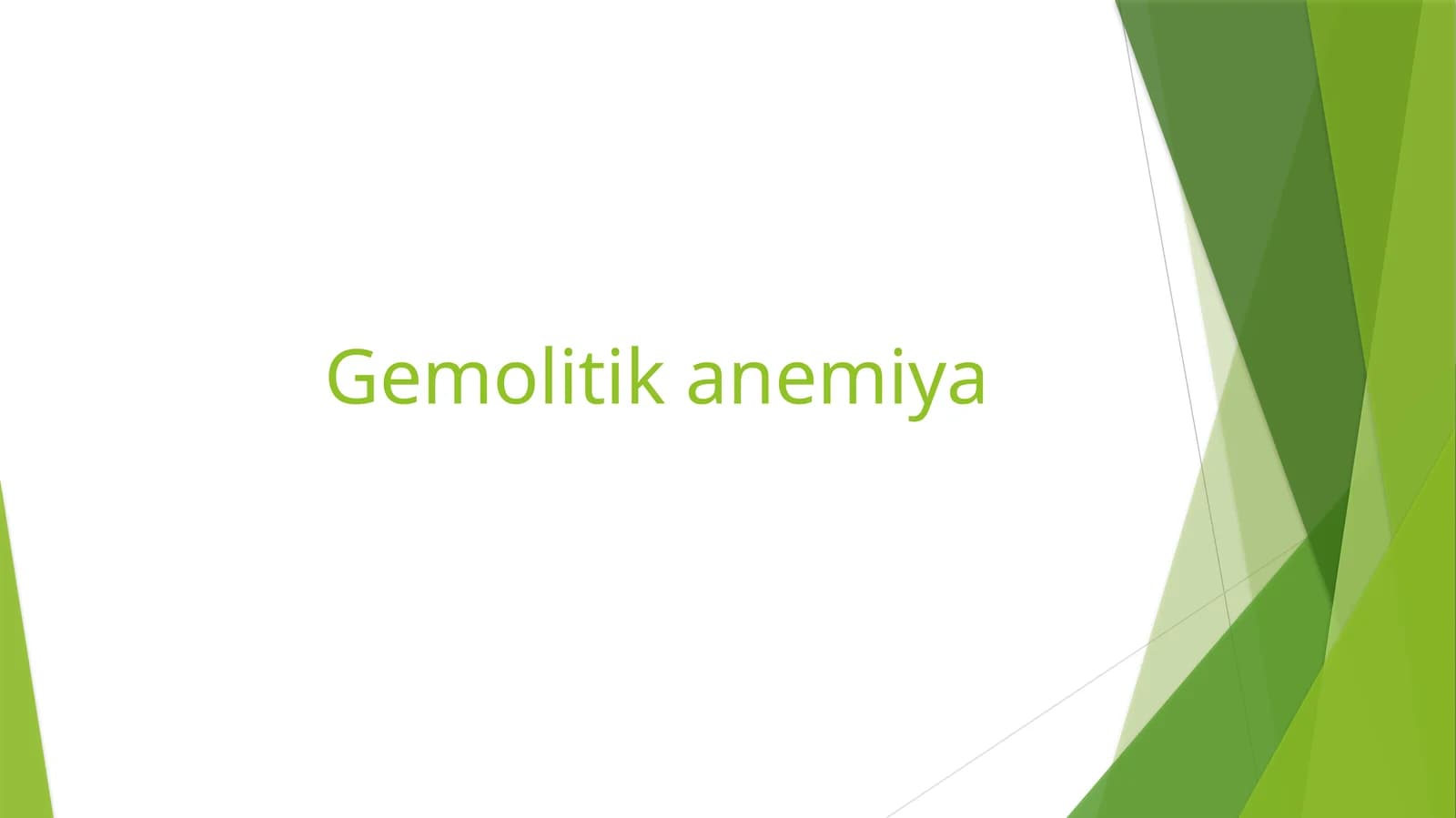 Gemolitikanemiya
